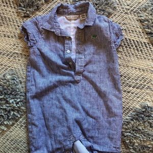 Janie and Jack button down romper size 6-12 month